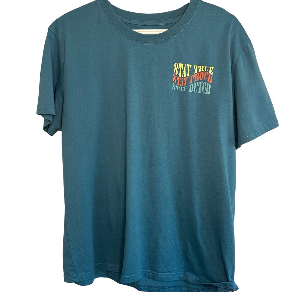 Dutch Bros BRAND NEW IN PACKAGE Blue LARGE “Stay True…” NWT DB 1992